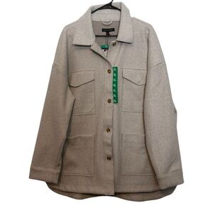 Banana Republic Stone Utility Shirt Jacket